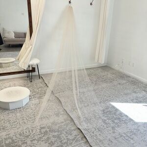 Golden Glow Sparkle Cathedral Veil